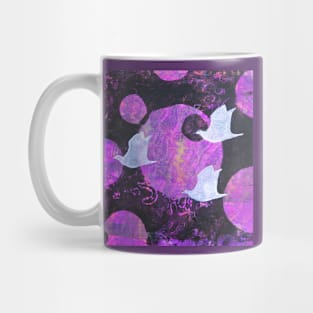 Three Cosmic Birds Digitally Altered Version of Original Work 1 Mug